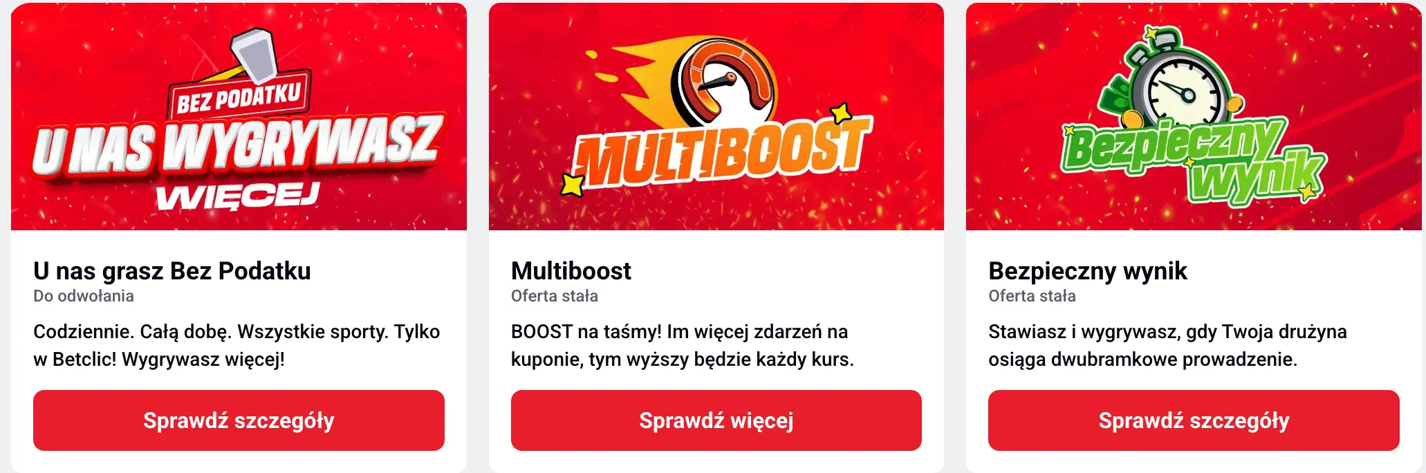 Betclic PL Bonus powitalny dla nowych graczy